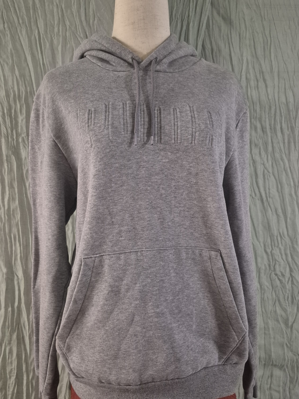 Puma Embossed Gray Hoodie